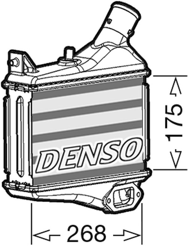 Denso Charge Air Intercooler DIT40011